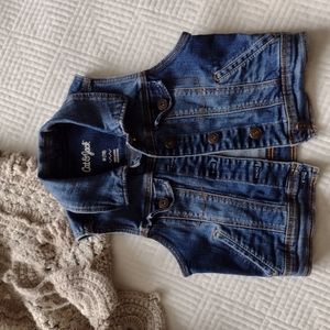 Girls denim vest